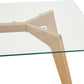 Eettafel EKKE - transparant - glas