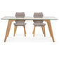 Eettafel EKKE - transparant - glas