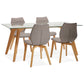 Eettafel EKKE - transparant - glas