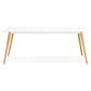 Eettafel SALLY - wit - hout