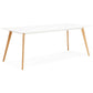 Eettafel SALLY - wit - hout