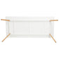 Eettafel SALLY - wit - hout