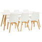 Eettafel SALLY - wit - hout