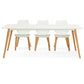 Eettafel SALLY - wit - hout