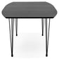Eettafel STRIK - zwart - hout