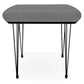 Eettafel STRIK - zwart - hout