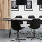Eettafel STRIK - zwart - hout