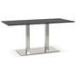 Eettafel SUTTON - zwart - hout
