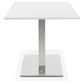 Dining table SUTTON - white - wood