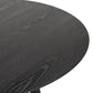 Dining table JANET - black - wood