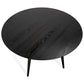Dining table JANET - black - wood