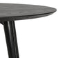 Dining table JANET - black - wood