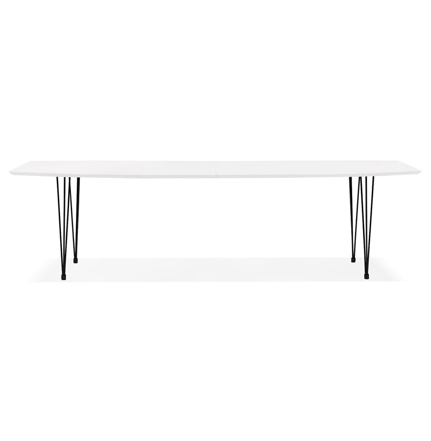 Eettafel DIAMANTO - wit - hout