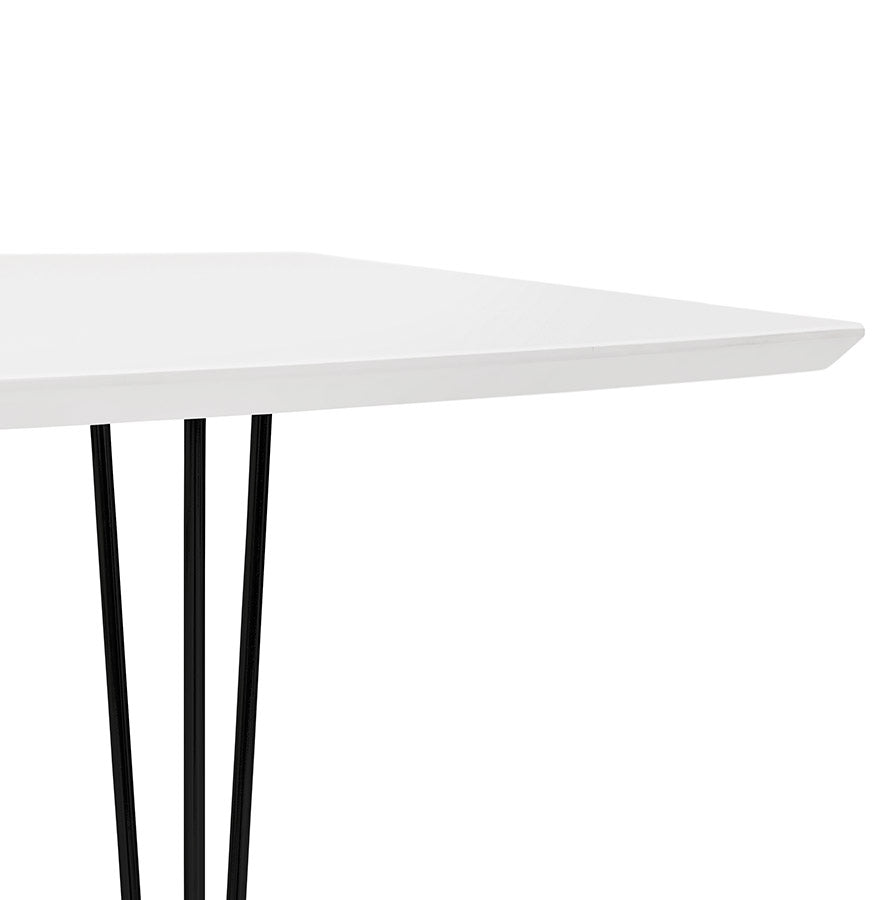 Eettafel DIAMANTO - wit - hout