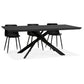 Dining table ROYALTY - black - wood