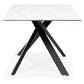Dining table VIEDMA - white - ceramic