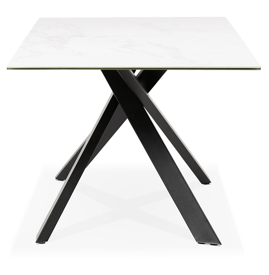 Eettafel VIEDMA - wit - keramiek