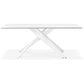 Dining table VIEDMA - white - ceramic