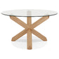 Dining table VERBOA - transparent - glass