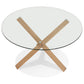 Dining table VERBOA - transparent - glass