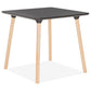 Dining table SHIKO - black - wood