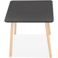 Dining table SHIKO - black - wood