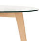 Dining table ROSAS - transparent - glass