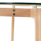 Dining table ROSAS - transparent - glass