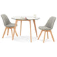 Dining table ROSAS - transparent - glass
