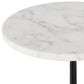 Dining table KAFO - white - metal