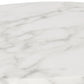Eettafel ODEO - wit - metaal