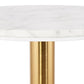 Eettafel ODEO - wit - metaal