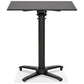 Dining table LEGMO - black - plastic