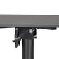 Dining table LEGMO - black - plastic
