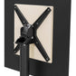 Dining table LEGMO - black - plastic