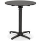 Dining table LEGMO - black - plastic