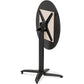 Dining table LEGMO - black - plastic