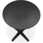 Dining table LEGMO - black - plastic