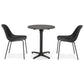 Dining table LEGMO - black - plastic