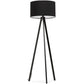 Vloerlamp TRIVET - zwart - kunststof