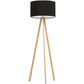 Vloerlamp TRIVET - zwart - kunststof