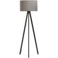 Vloerlamp TRIVET - grijs - kunststof