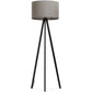 Vloerlamp TRIVET - grijs - kunststof