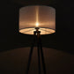 Vloerlamp TRIVET - grijs - kunststof