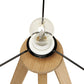 Floor lamp TRIVET - gray plastic