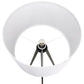 Vloerlamp TRIVET - wit - kunststof