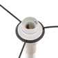 Vloerlamp WINONA - zwart - kunststof