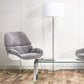 Vloerlamp WINONA - wit - kunststof
