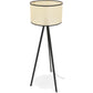 Vloerlamp TRIPTIK - naturel - kunststof