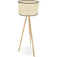 Vloerlamp TRIPTIK - naturel - kunststof
